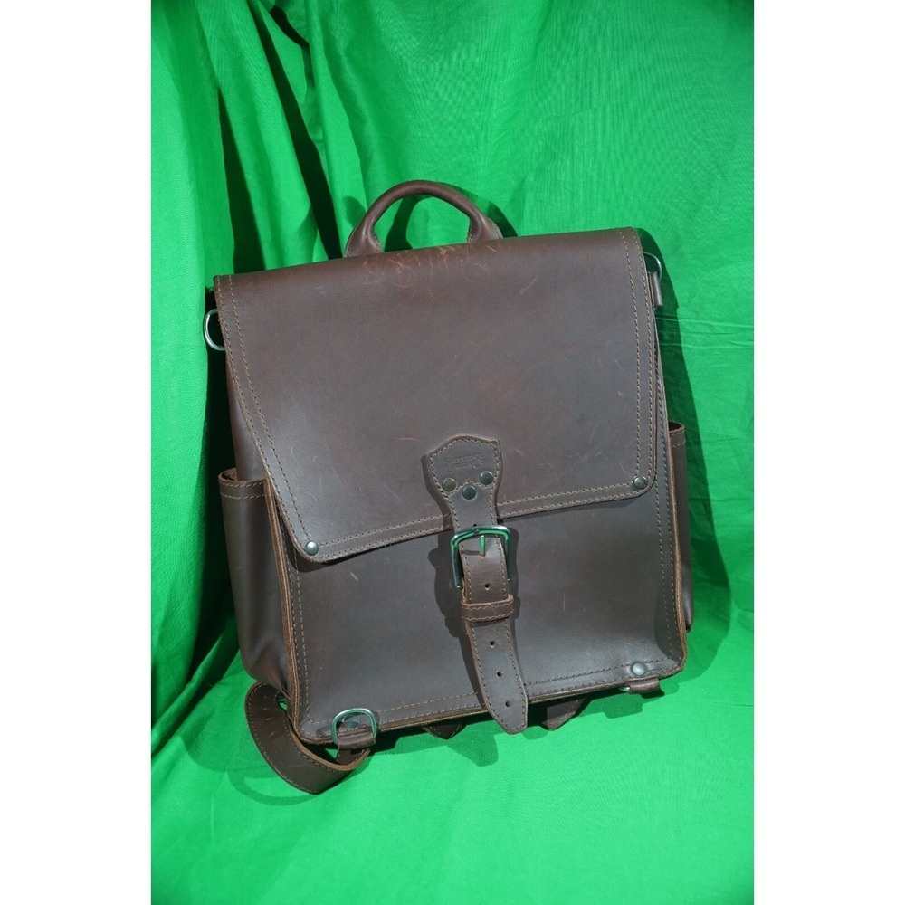 Limited (1/50) Saddleback Leather Co Brown Square Satchel Messenger Bag